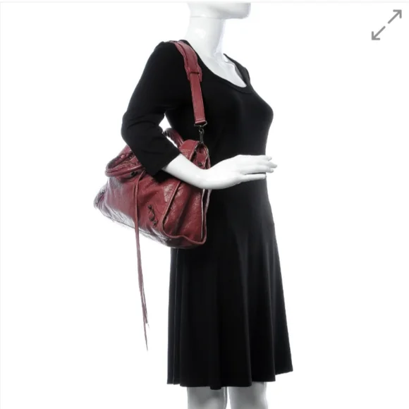 Balenciaga Agneau Classic City Moto Bag - Picture 7 of 10